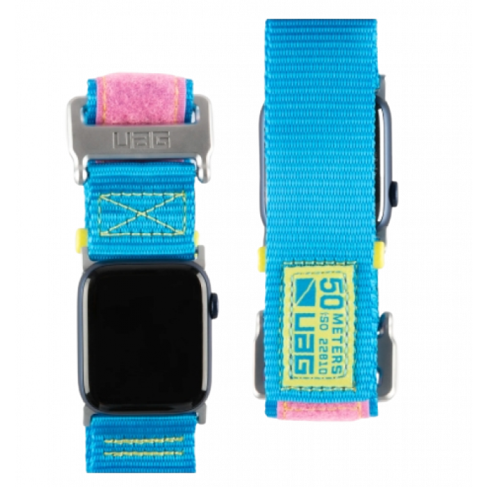 UAG Apple Watch 44mm/42mm Active Strap	(Blue/Pink) 