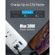 Anker PowerExtend USB-C 6-IN-1 PD PowerStrip -White