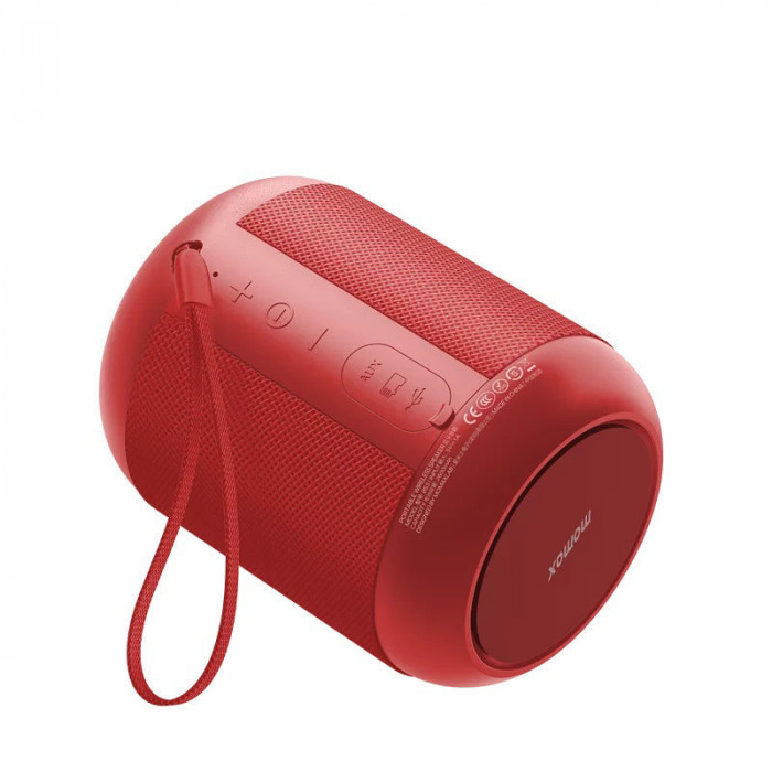 Momax Intune 8W Portable Wireless Speaker - Red