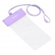 Momax Waterproof Pouch Universal With Neck Strap - Purple