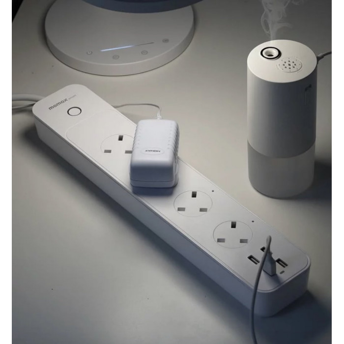 Momax Smart Charge Hub IoT Power Strip - 4 Ac 4 USB