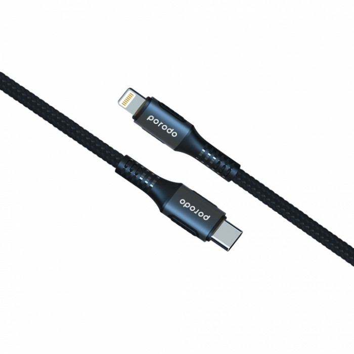 PORODO TYPE-C TO LIGHTNING PD CABLE 3A - 2M