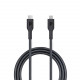 Powerology Type C To Lightning Cable PD 20W 2M Black