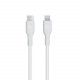 Powerology Type C To Lightning Cable PD 20W 2M White