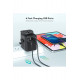RAVPower Travel Charger Diplomat 32W 4-Port 1 PD and 3 QC3.0