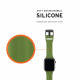 UAG Apple Watch 44mm/42mm Silicone Scout Strap (Green)